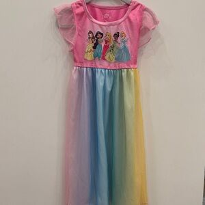 Disney Princess Pink and Rainbow Nightgown